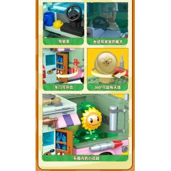 GUDI 60042 THỰC VẬT SO VỚI ZOMBIES TẤN CÔNG VÀO PAN NI bộ đồ chơi xếp lắp ráp ghép mô hình Movie & Game Phim Và Trò Chơi 295 khối