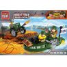 Enlighten 1701 Qman 1701 non  PHÒNG THỦ BỜ BIỂN bộ đồ chơi xếp lắp ráp ghép mô hình Tactical Espionage Action TACTICAL ESPIONAGE ACTION COMBAT ZONES FIRE Chiến Thuật Quân Sự 99 khối