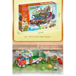 GUDI 60042 THỰC VẬT SO VỚI ZOMBIES TẤN CÔNG VÀO PAN NI bộ đồ chơi xếp lắp ráp ghép mô hình Movie & Game Phim Và Trò Chơi 295 khối