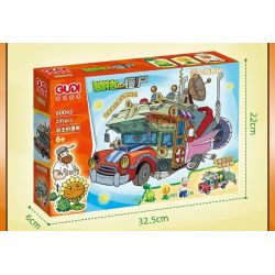 GUDI 60042 THỰC VẬT SO VỚI ZOMBIES TẤN CÔNG VÀO PAN NI bộ đồ chơi xếp lắp ráp ghép mô hình Movie & Game Phim Và Trò Chơi 295 khối