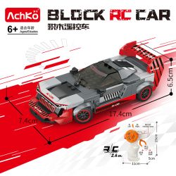 ACHKO 70057 AUDI S1 bộ đồ chơi xếp lắp ráp ghép mô hình Racers Đua Tốc Độ