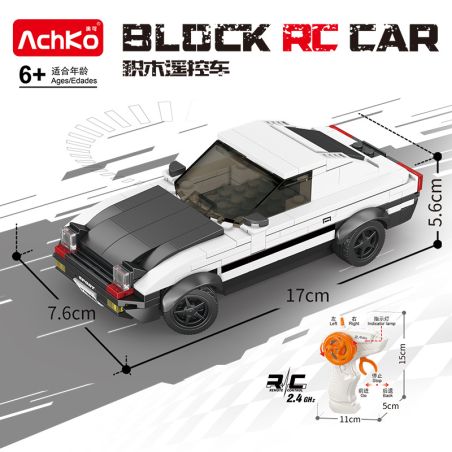 ACHKO 70060 TOYOTA AE86 bộ đồ chơi xếp lắp ráp ghép mô hình Racers Đua Tốc Độ