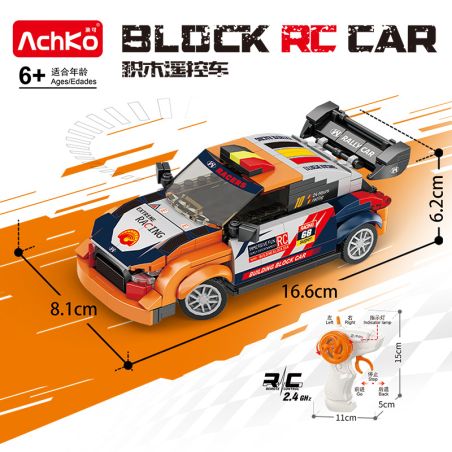 ACHKO 70067 HYUNDAI I20 bộ đồ chơi xếp lắp ráp ghép mô hình Racers Đua Tốc Độ