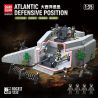 QuanGuan 100317 Quan Guan 100317 PHÁO ĐÀI ĐẠI TÂY DƯƠNG 1:35 tỷ lệ 1:35 bộ đồ chơi xếp lắp ráp ghép mô hình Military Army Quân Sự Bộ Đội 1232 khối