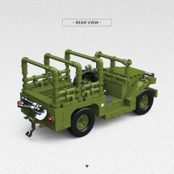 THIRDPARTY 300013 M3 37MM SÚNG CHỐNG TĂNG/WC52 1:35 tỷ lệ 1:35 bộ đồ chơi xếp lắp ráp ghép mô hình Military Army M3 37MM AT GUN DOGE BEEP WC52 Quân Sự Bộ Đội 313 khối