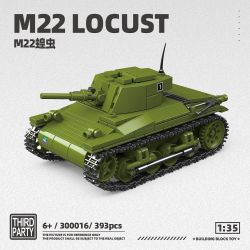 THIRDPARTY 300016 M22 LOCUST 1:35 bộ đồ chơi xếp lắp ráp ghép mô hình Military Army Quân Sự Bộ Đội 393 khối