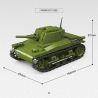 THIRDPARTY 300016 M22 LOCUST 1:35 bộ đồ chơi xếp lắp ráp ghép mô hình Military Army Quân Sự Bộ Đội 393 khối