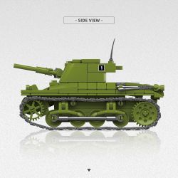 THIRDPARTY 300016 M22 LOCUST 1:35 bộ đồ chơi xếp lắp ráp ghép mô hình Military Army Quân Sự Bộ Đội 393 khối