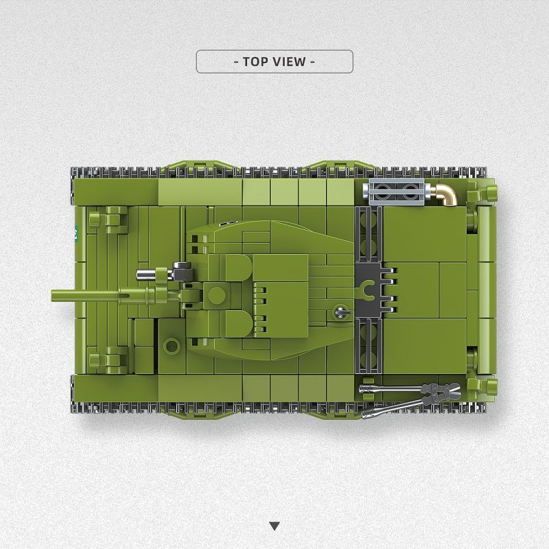 THIRDPARTY 300016 M22 LOCUST 1:35 bộ đồ chơi xếp lắp ráp ghép mô hình Military Army Quân Sự Bộ Đội 393 khối