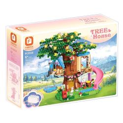 FORANGE FC3518 3518 NGÔI NHÀ TRÊN CÂY bộ đồ chơi xếp lắp ráp ghép mô hình Creator TREE HOUSE Sáng Tạo 731 khối