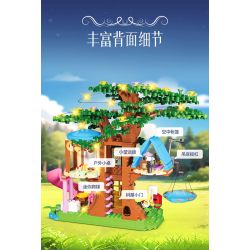 FORANGE FC3518 3518 NGÔI NHÀ TRÊN CÂY bộ đồ chơi xếp lắp ráp ghép mô hình Creator TREE HOUSE Sáng Tạo 731 khối FORANGE FC3518 3518 NGÔI NHÀ TRÊN CÂY bộ đồ chơi xếp lắp ráp ghép mô hình Creator TREE HOUSE Sáng Tạo 731 khối