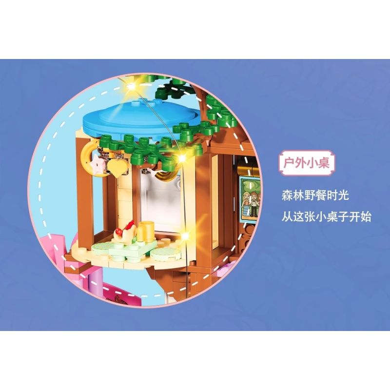 FORANGE FC3518 3518 NGÔI NHÀ TRÊN CÂY bộ đồ chơi xếp lắp ráp ghép mô hình Creator TREE HOUSE Sáng Tạo 731 khối FORANGE FC3518 3518 NGÔI NHÀ TRÊN CÂY bộ đồ chơi xếp lắp ráp ghép mô hình Creator TREE HOUSE Sáng Tạo 731 khối