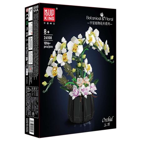 MouldKing 24108 Mould King 24108 HOA LAN bộ đồ chơi xếp lắp ráp ghép mô hình Creator ORCHID Sáng Tạo 1014 khối
