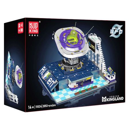 MouldKing 11024 Mould King 11024 NGƯỜI NGOÀI HÀNH TINH UFO bộ đồ chơi xếp lắp ráp ghép mô hình Creator Sáng Tạo 2053 khối
