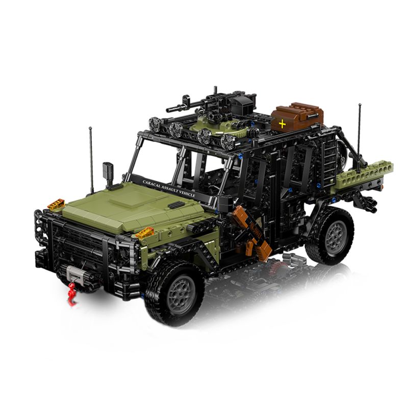 MouldKing 20041 20042 Mould King 20041 20042 XE TẤN CÔNG CARACAL bộ đồ chơi xếp lắp ráp ghép mô hình Technic Kỹ Thuật Công Nghệ Cao Mô Hình Phương Tiện 1577 khối