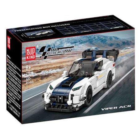 MouldKing 27095 Mould King 27095 DODGE VIPER ACR bộ đồ chơi xếp lắp ráp ghép mô hình Speed Champions Racing Cars Đua Xe Công Thức 432 khối