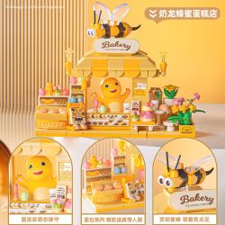 PLEYERID M38-P8092 P8092 8092 M38P8092 38-P8092 CỬA HÀNG BÁNH MẬT ONG RỒNG SỮA bộ đồ chơi xếp lắp ráp ghép mô hình
