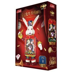 JAKI AK065 TIDE IDEA SÁNG TẠO NHÀ HÁT KHÔNG TRỌNG LƯỢNG CỦA RABBIT bộ đồ chơi xếp lắp ráp ghép mô hình MR RABBIT