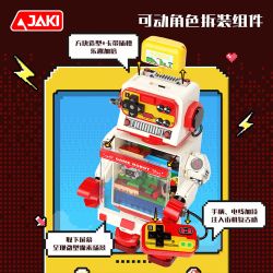 JAKI AK066 CHAOXIANG SÁNG TẠO NHÀ HÁT PIXEL TRÒ CHƠI VIDEO bộ đồ chơi xếp lắp ráp ghép mô hình GAME ROBOT