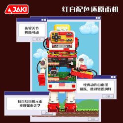 JAKI AK066 CHAOXIANG SÁNG TẠO NHÀ HÁT PIXEL TRÒ CHƠI VIDEO bộ đồ chơi xếp lắp ráp ghép mô hình GAME ROBOT