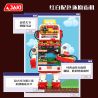 JAKI AK066 CHAOXIANG SÁNG TẠO NHÀ HÁT PIXEL TRÒ CHƠI VIDEO bộ đồ chơi xếp lắp ráp ghép mô hình GAME ROBOT