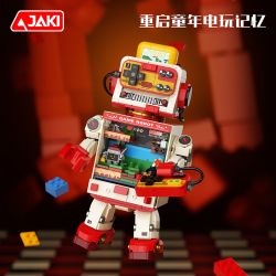 JAKI AK066 CHAOXIANG SÁNG TẠO NHÀ HÁT PIXEL TRÒ CHƠI VIDEO bộ đồ chơi xếp lắp ráp ghép mô hình GAME ROBOT