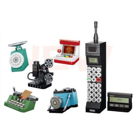 FORANGE FC8295 8295 THIẾT BỊ RETRO 2.0 bộ đồ chơi xếp lắp ráp ghép mô hình