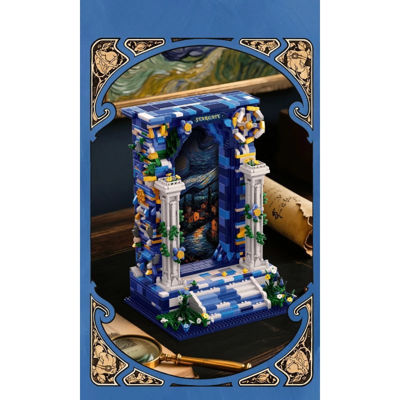 MOYU BLOCK MY97159 97159 CỔNG BẦU TRỜI ĐẦY SAO TƯỞNG TƯỢNG bộ đồ chơi xếp lắp ráp ghép mô hình Arts & Crafts 1745 khối