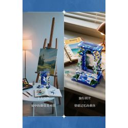 MOYU BLOCK MY97159 97159 CỔNG BẦU TRỜI ĐẦY SAO TƯỞNG TƯỢNG bộ đồ chơi xếp lắp ráp ghép mô hình Arts & Crafts 1745 khối