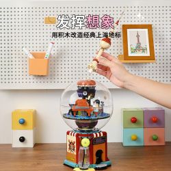 KEEPPLEY K21408 21408 BẠN CÙNG LỚP ZHOU CHUYỂN VÙNG TUYỆT VỜI MAGIC CITY QI TRAVEL POSS-IN ORIENTAL PEARL CLOUD LIVEHOUSE bộ đồ chơi xếp lắp ráp ghép mô hình 1474 khối