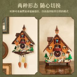 PANTASY 85027 BỘ SƯU TẬP RETRO CUCKOO ĐỒNG HỒ bộ đồ chơi xếp lắp ráp ghép mô hình Creator Sáng Tạo 3300 khối
