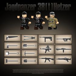 QuanGuan 100312 Quan Guan 100312 TÀU KHU TRỤC XE TẢI 38T CỦA ĐỨC bộ đồ chơi xếp lắp ráp ghép mô hình Military Army JAGDPANZER 38(T) HETZER Quân Sự Bộ Đội 702 khối