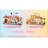 GUDI 51017D 51017A 51017B 51017C DREAM TOWN 4 STYLES SHIGUANG DESSERT SHOP XINGLUO COFFEE JIANYUE BOOKSTORE HAOCHA BAKING bộ đồ chơi xếp lắp ráp ghép mô hình 1254 khối