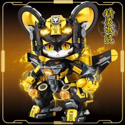 TOPTOYSGO 8810 MƯỜI HAI CUNG HOÀNG ĐẠO ELF ELECTRIC RAT bộ đồ chơi xếp lắp ráp ghép mô hình 534 khối