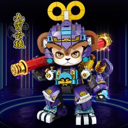 TOPTOYSGO 8818 MƯỜI HAI ZODIAC DẤU HIỆU CHÍN MONKEY SKY CLOUD APE SHEN bộ đồ chơi xếp lắp ráp ghép mô hình 560 khối