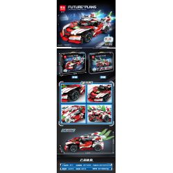 MINGDI LEIBAO 8717 XE THỂ THAO KẾ HOẠCH TƯƠNG LAI bộ đồ chơi xếp lắp ráp ghép mô hình Technic Kỹ Thuật Công Nghệ Cao Mô Hình Phương Tiện 341 khối