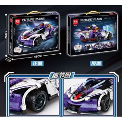 MINGDI LEIBAO 8718 XE THỂ THAO KẾ HOẠCH TƯƠNG LAI bộ đồ chơi xếp lắp ráp ghép mô hình Technic Kỹ Thuật Công Nghệ Cao Mô Hình Phương Tiện 313 khối