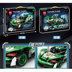 MINGDI LEIBAO 8719 XE THỂ THAO KẾ HOẠCH TƯƠNG LAI bộ đồ chơi xếp lắp ráp ghép mô hình Technic Kỹ Thuật Công Nghệ Cao Mô Hình Phương Tiện 321 khối