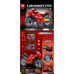 MINGDI LEIBAO K2205 2205 XE MÁY ĐẦU V4 250CC BẮT CHƯỚC bộ đồ chơi xếp lắp ráp ghép mô hình Technic Kỹ Thuật Công Nghệ Cao Mô Hình Phương Tiện 329 khối