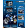 MINGDI LEIBAO K2206 2206 XE MÁY ĐẦU CRF 300CC 4500RR ĐUA bộ đồ chơi xếp lắp ráp ghép mô hình Technic Kỹ Thuật Công Nghệ Cao Mô Hình Phương Tiện 341 khối