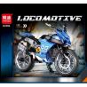 MINGDI LEIBAO K2206 2206 XE MÁY ĐẦU CRF 300CC 4500RR ĐUA bộ đồ chơi xếp lắp ráp ghép mô hình Technic Kỹ Thuật Công Nghệ Cao Mô Hình Phương Tiện 341 khối