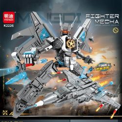 MINGDI LEIBAO K2226 2226 MÁY BAY CHIẾN ĐẤU MECHA bộ đồ chơi xếp lắp ráp ghép mô hình Military Army FIGHTER MECHA Quân Sự Bộ Đội 427 khối