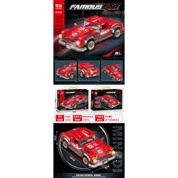 MINGDI LEIBAO K3205 3205 ĐUA XE bộ đồ chơi xếp lắp ráp ghép mô hình Racers Đua Tốc Độ 323 khối