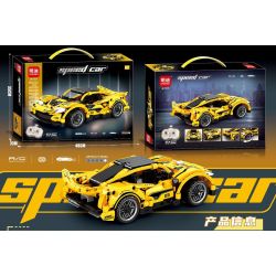 MINGDI LEIBAO 8737 ĐUA XE bộ đồ chơi xếp lắp ráp ghép mô hình Technic Kỹ Thuật Công Nghệ Cao Mô Hình Phương Tiện 325 khối