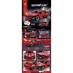 MINGDI LEIBAO 8738 ĐUA XE bộ đồ chơi xếp lắp ráp ghép mô hình Technic Kỹ Thuật Công Nghệ Cao Mô Hình Phương Tiện 337 khối