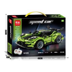 MINGDI LEIBAO 8739 ĐUA XE bộ đồ chơi xếp lắp ráp ghép mô hình Technic Kỹ Thuật Công Nghệ Cao Mô Hình Phương Tiện 369 khối