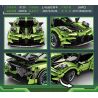 MINGDI LEIBAO 8739 ĐUA XE bộ đồ chơi xếp lắp ráp ghép mô hình Technic Kỹ Thuật Công Nghệ Cao Mô Hình Phương Tiện 369 khối