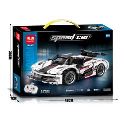 MINGDI LEIBAO 8740 ĐUA XE bộ đồ chơi xếp lắp ráp ghép mô hình Technic Kỹ Thuật Công Nghệ Cao Mô Hình Phương Tiện 310 khối