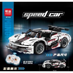 MINGDI LEIBAO 8740 ĐUA XE bộ đồ chơi xếp lắp ráp ghép mô hình Technic Kỹ Thuật Công Nghệ Cao Mô Hình Phương Tiện 310 khối