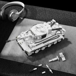 12GO 97012 97015 TIGER TANK S04 SỐ 1322 1:28 bộ đồ chơi xếp lắp ráp ghép mô hình Military Army Quân Sự Bộ Đội 1628 khối